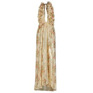 LoveShackFancy Antonie Halter Maxi Dress